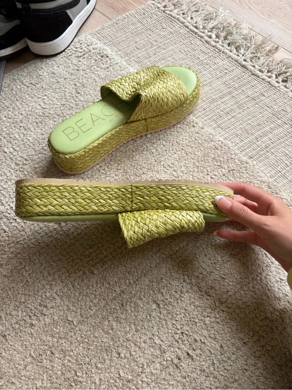 Basket weave Wedges